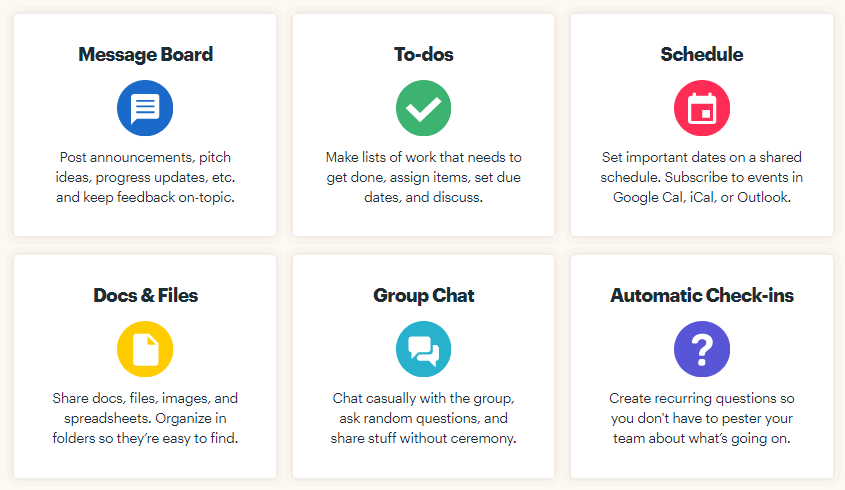 team communication basecamp
