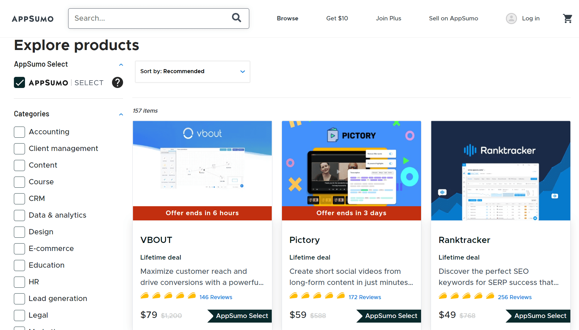 AppSumo deals