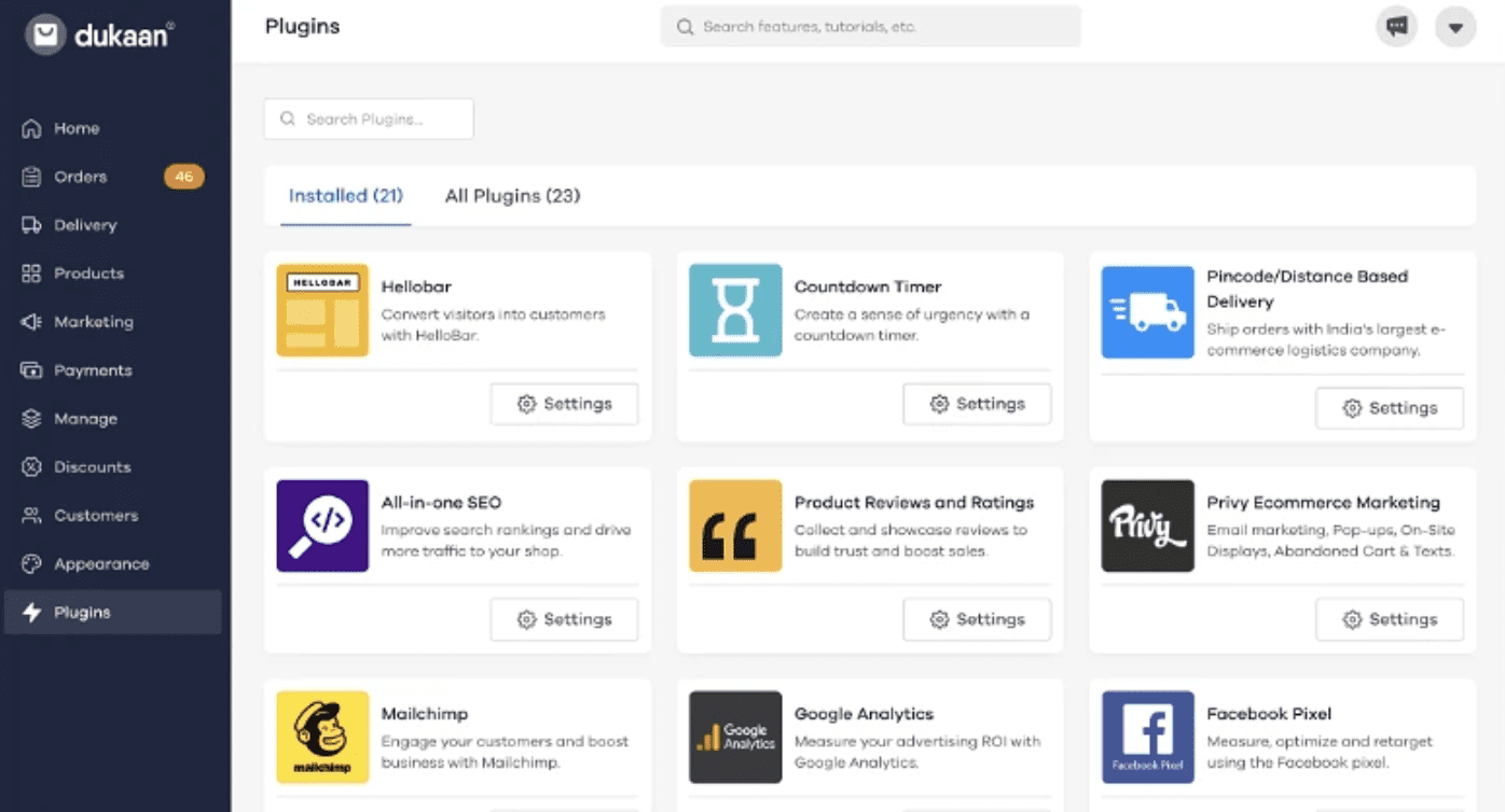 website builder - Dukaan