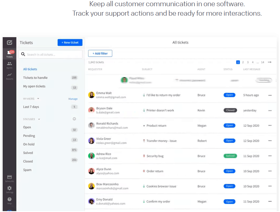 Freshdesk Alternative - Helpdesk landing page