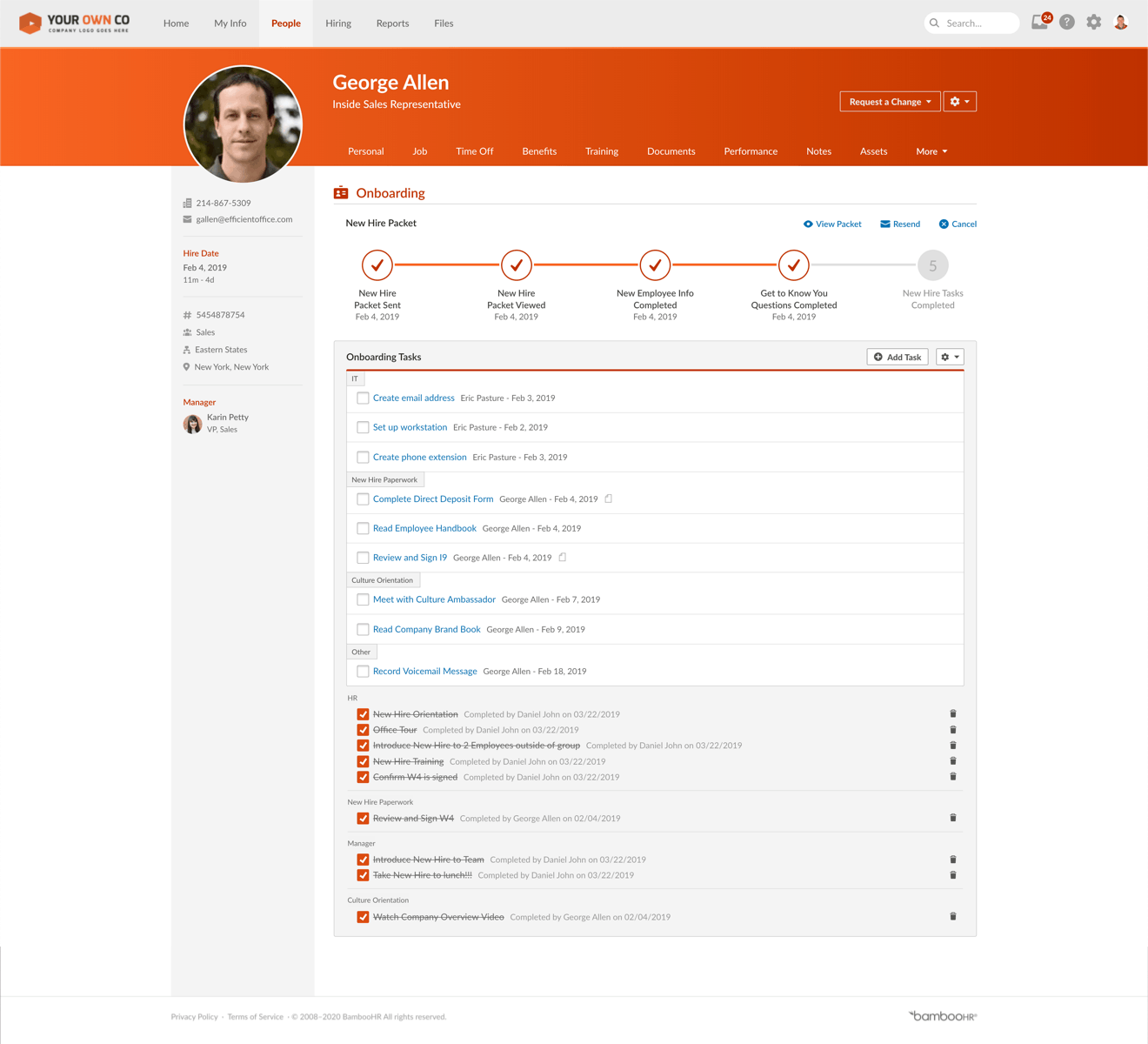 best hr software bamboohr