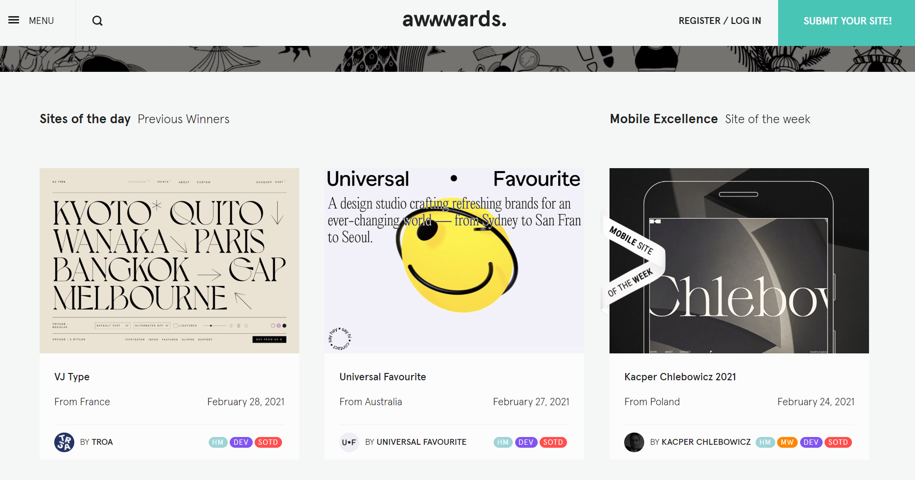 Design resources - Awwwards