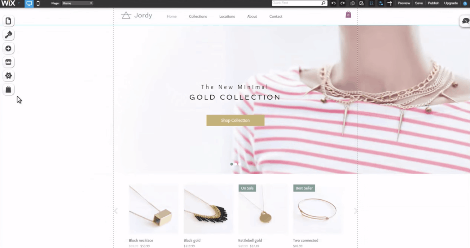 best website builder - wix