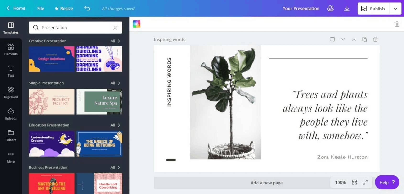 best presentation software - canva