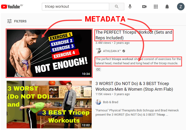 Youtube Metadata