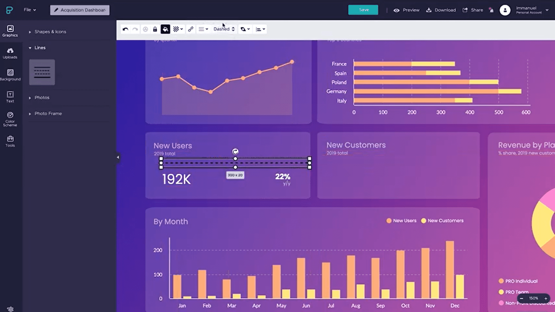 canva alternative- Piktochart