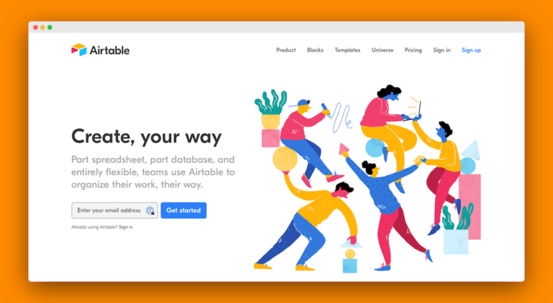 Airtable screenshot