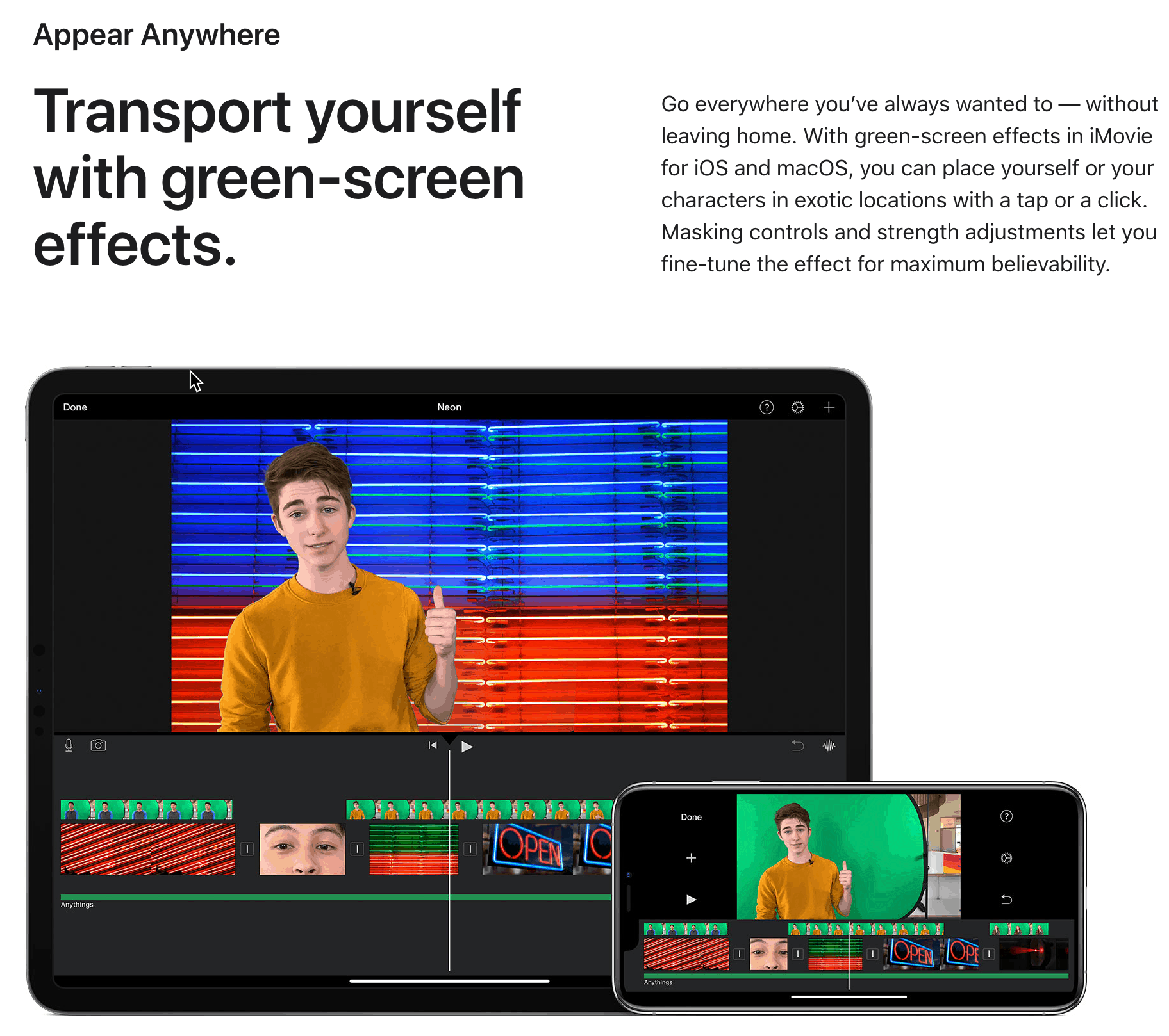 Adobe Premiere alternatives - iMovie