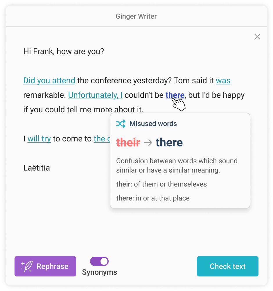 best grammar checkers - Ginger
