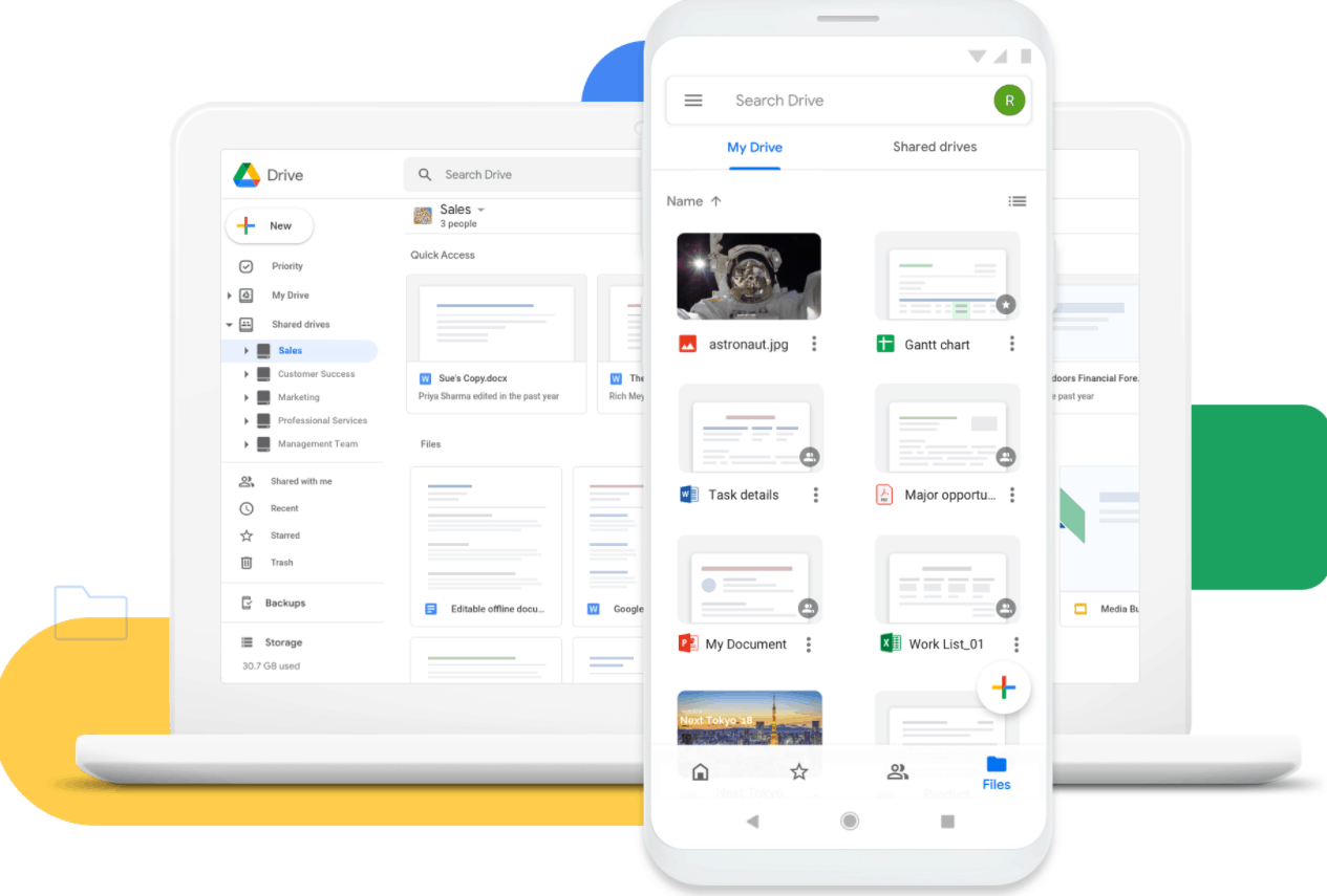 dropbox alternative - google drive