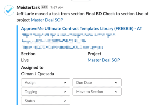 Cross functional collaboration - MeisterTask