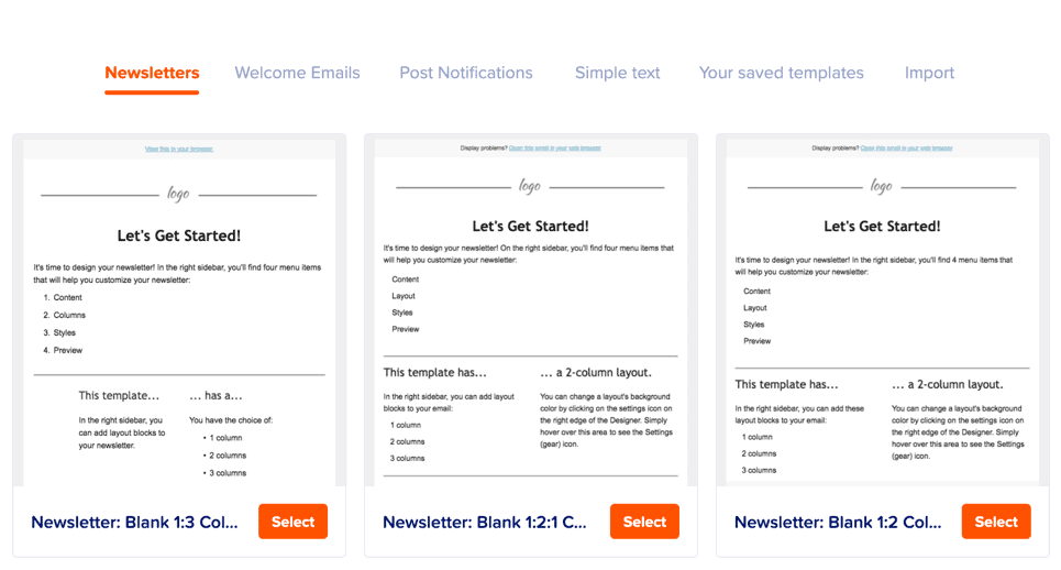 MailPoet -Access to 50+ WordPress Email Templates