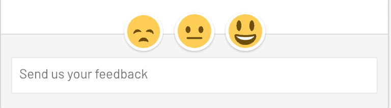 feedback notification