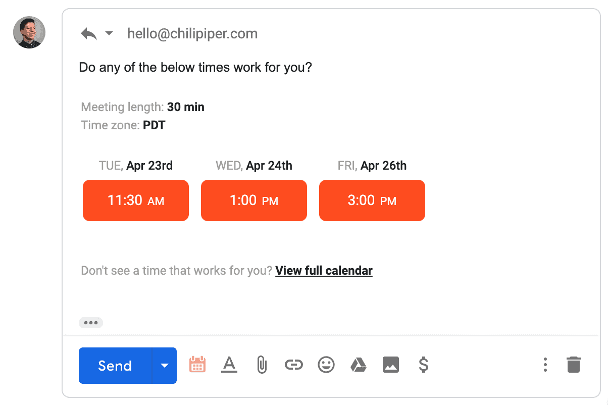 appointment scheduling software - Chili Piper