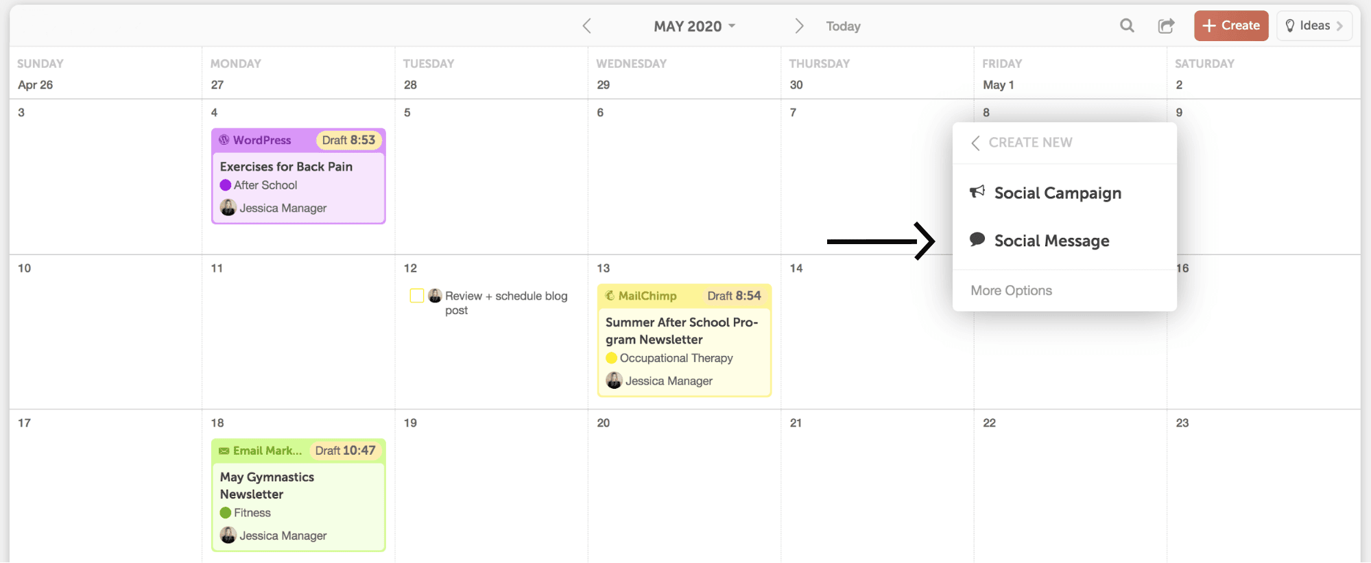 Hootsuite alternatives - CoSchedule