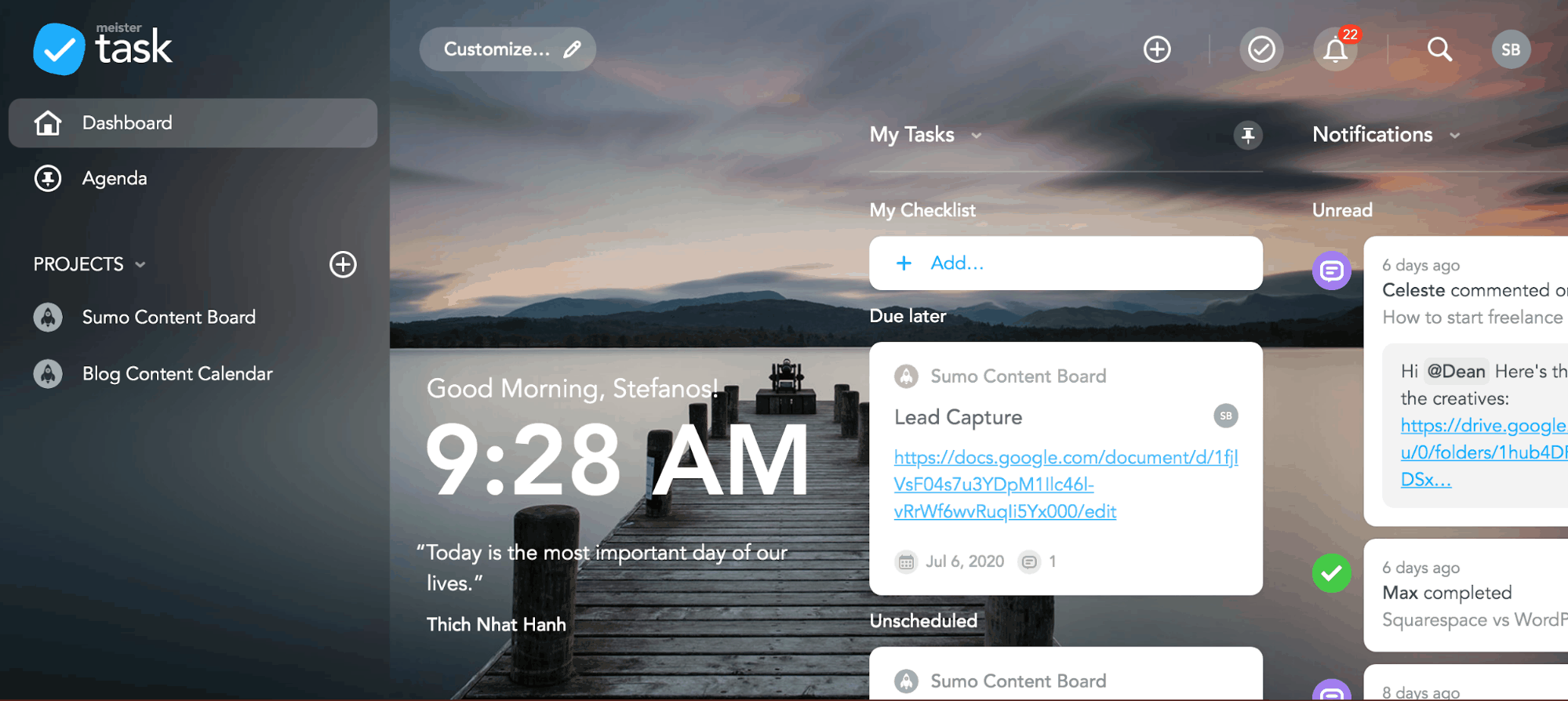 Time management tools - MeisterTask