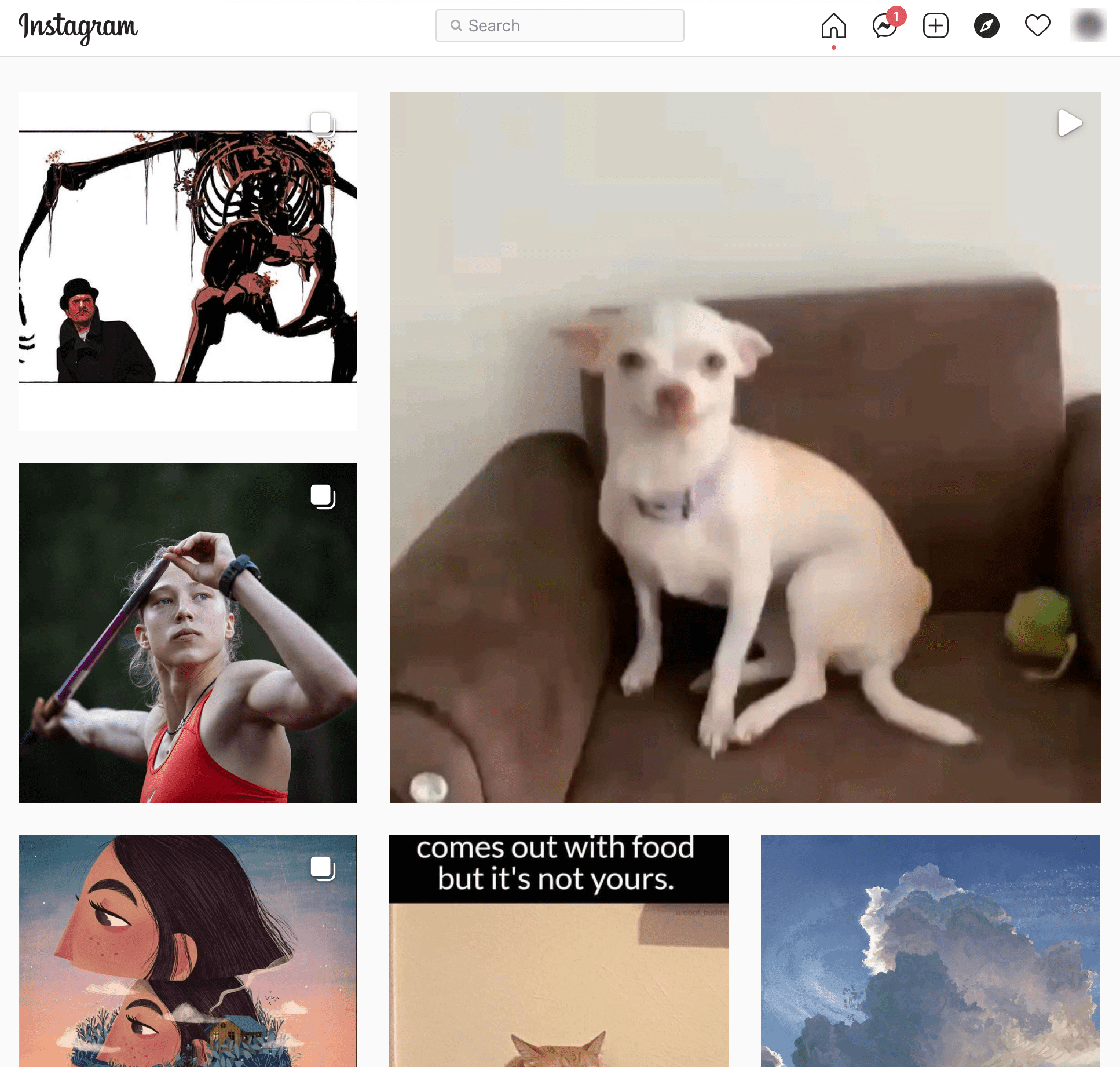 IG explore page