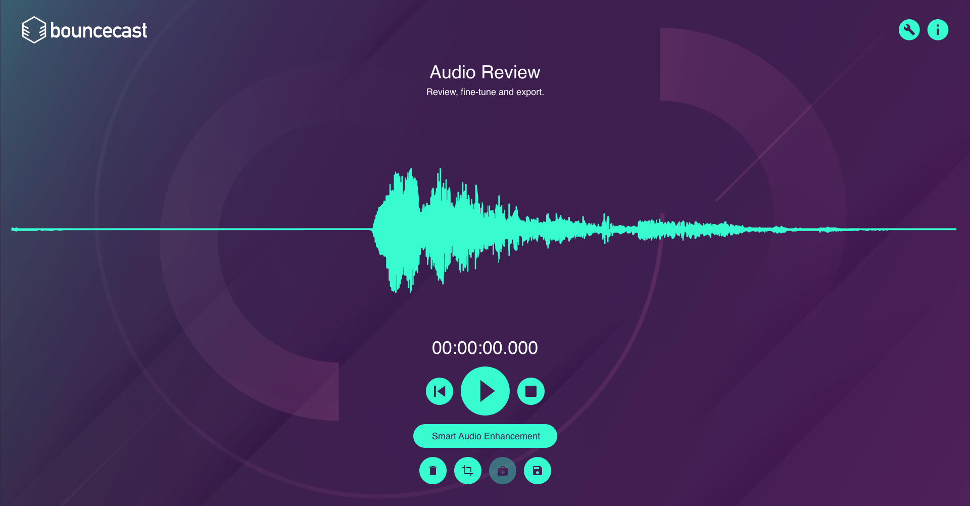 Best audio editing software - BounceCast