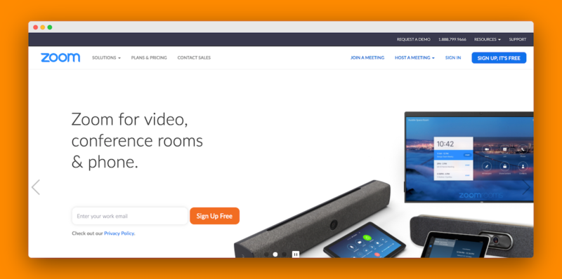 Zoom screenshot