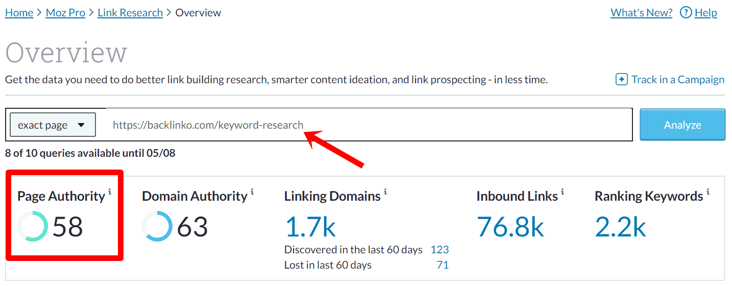 Backlinko's keyword research backlink strategy