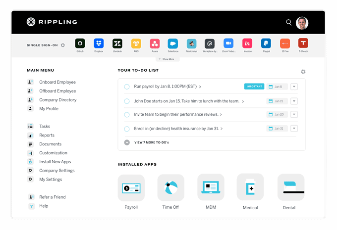 payroll software - Rippling