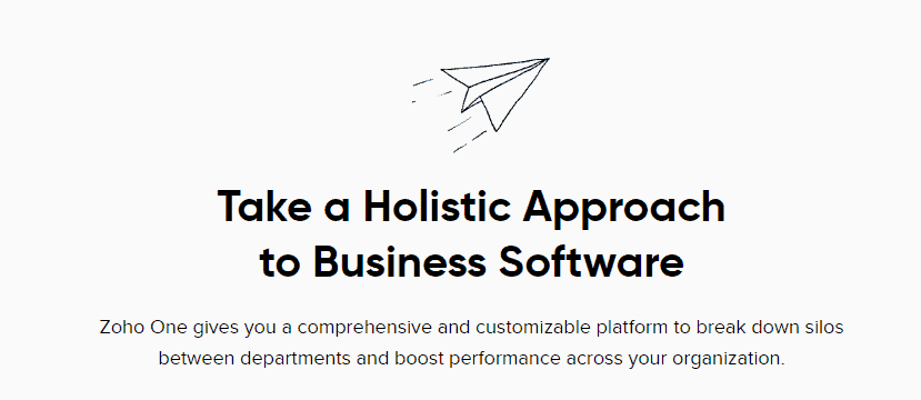 business management software zoho one