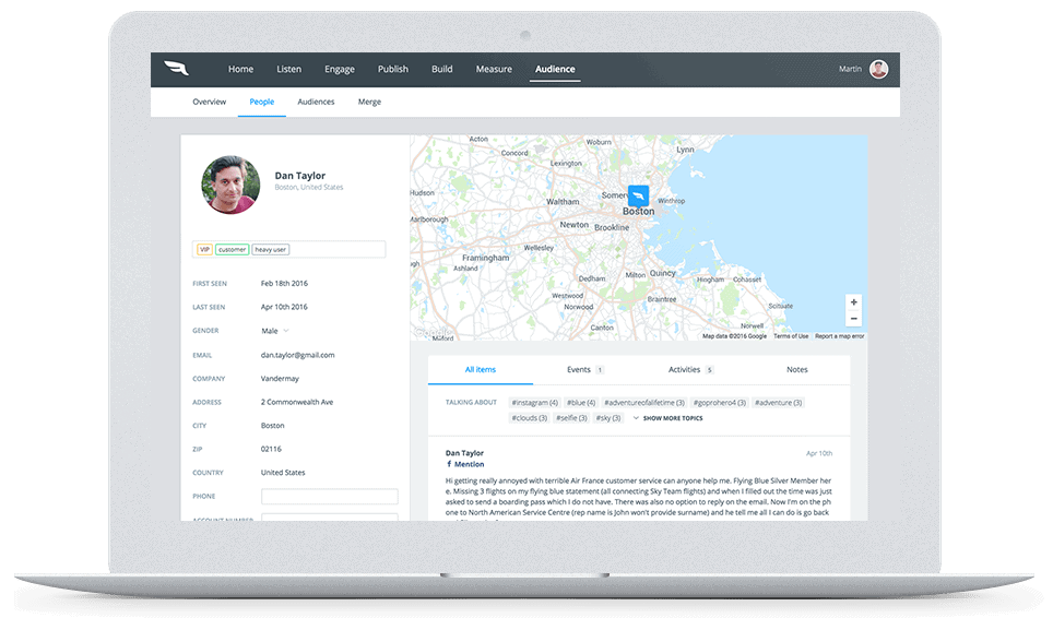 Hootsuite alternatives - Falcon.io