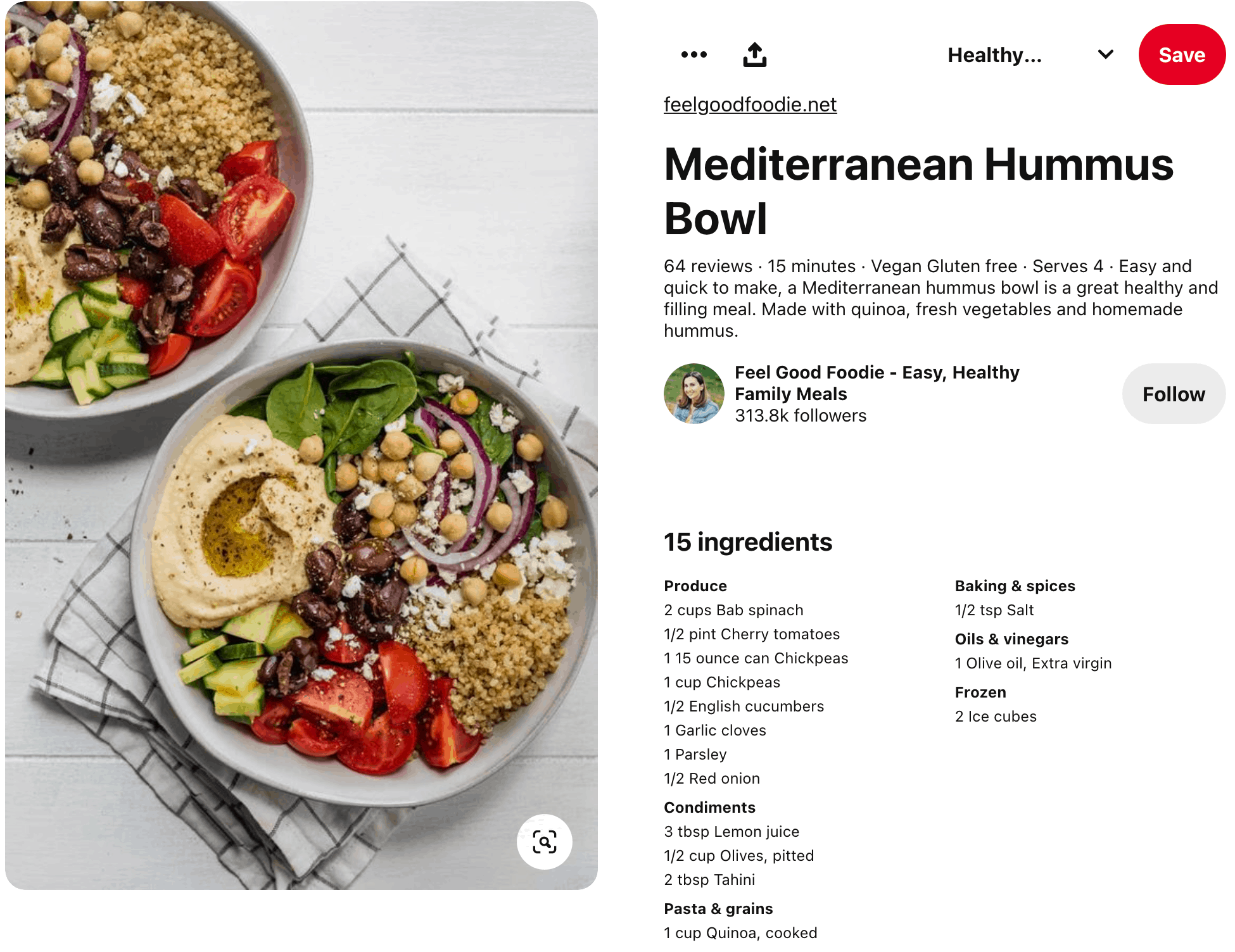pin from Feel Good Foodie