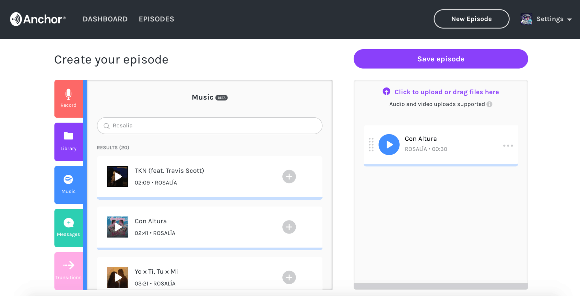 podcast recording software - anchor