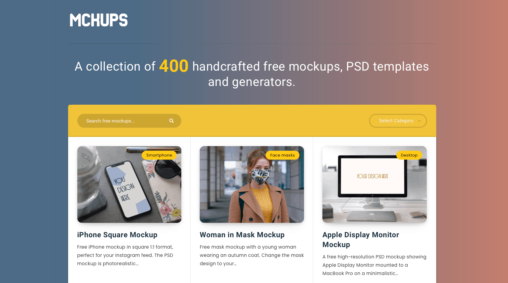 graphic design resources mckups