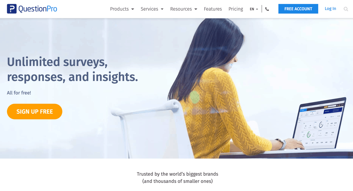 Survey Monkey Alternative - QuestionPro
