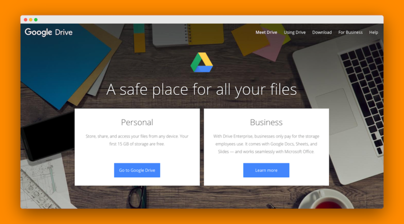 Google Drive screenshot