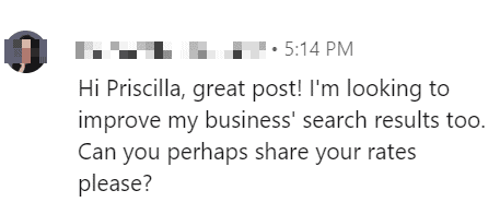 Reader feedback
