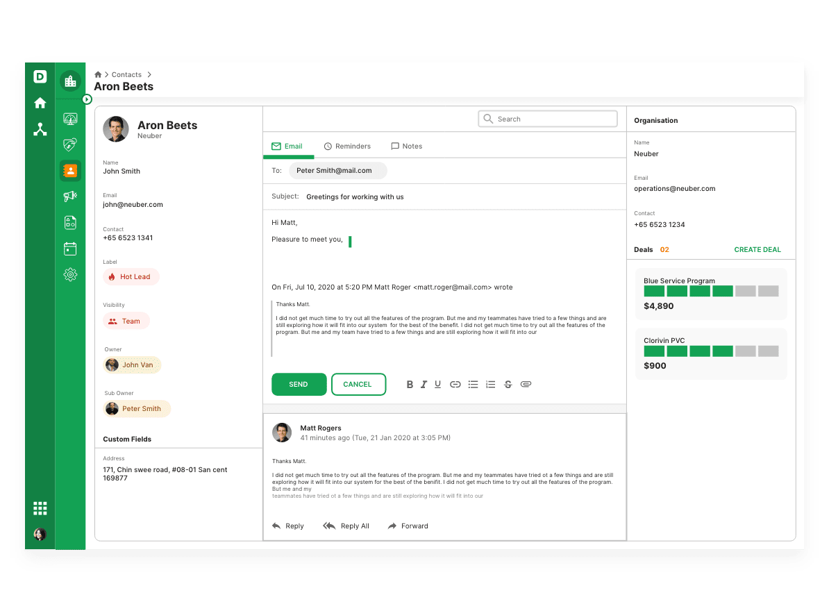 Deskera all-in-one platform