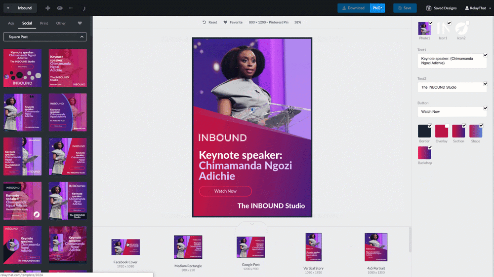 Indesign Alternative - RelayThat