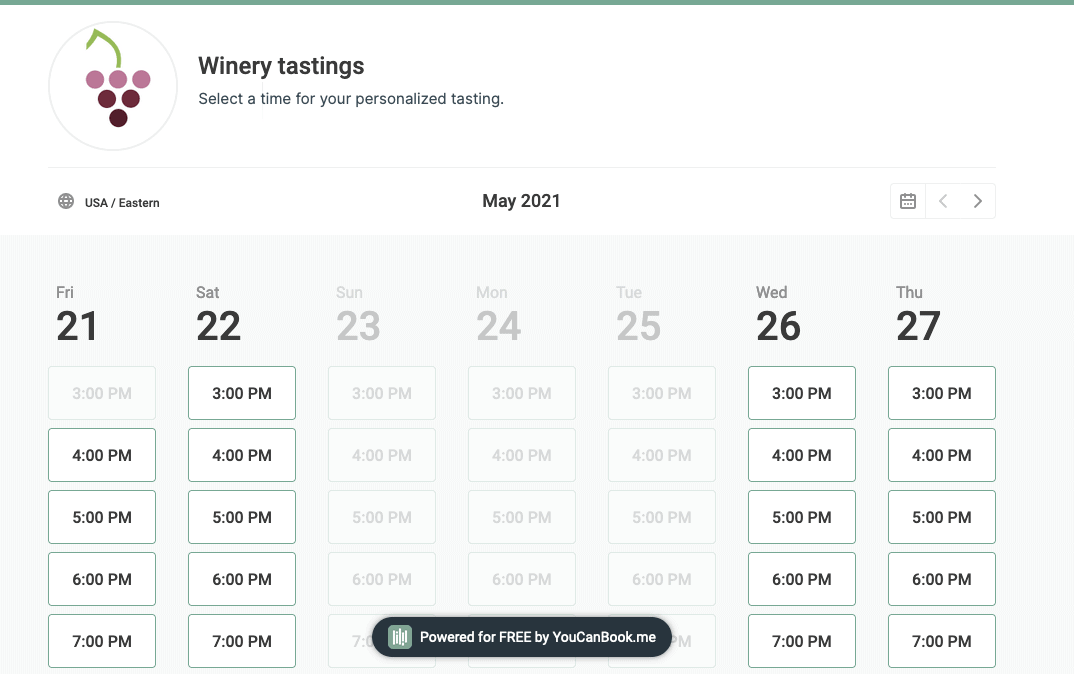 appointment scheduling software - YouCanBook.me