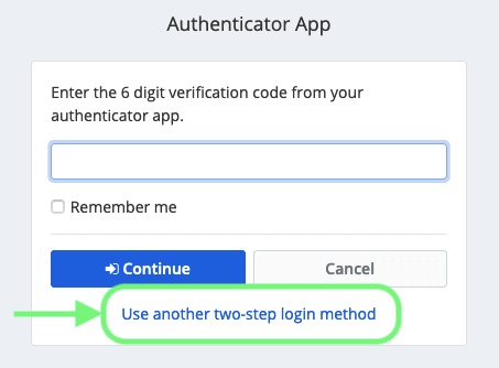 Authenticator app
