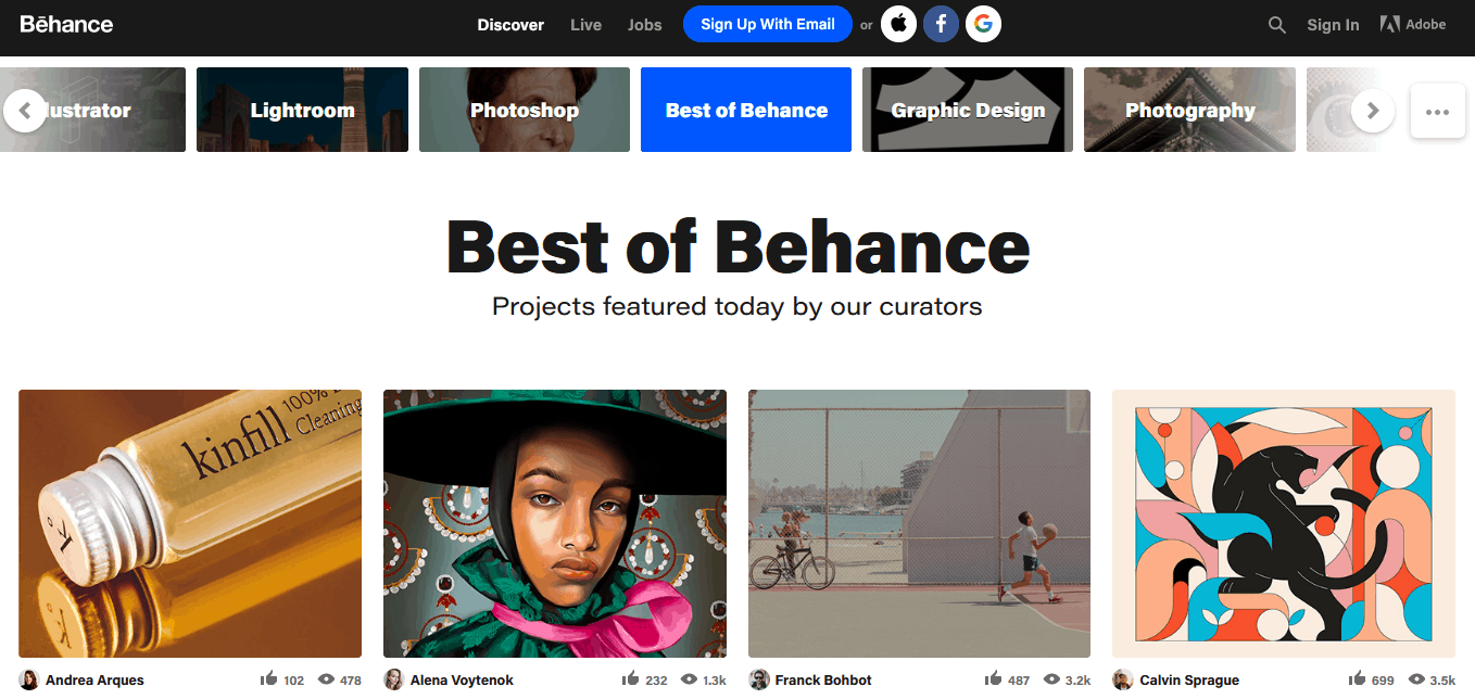 graphic design resources behance