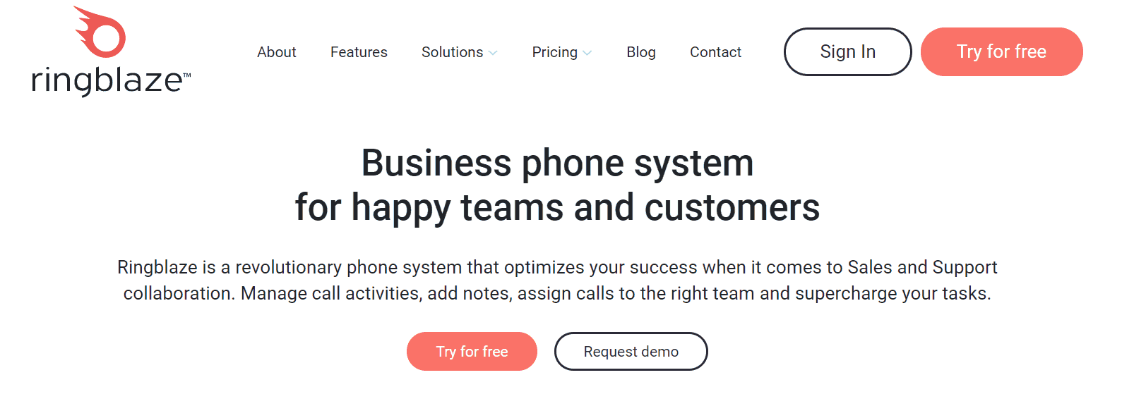 Intercom alternatives - Ringblaze