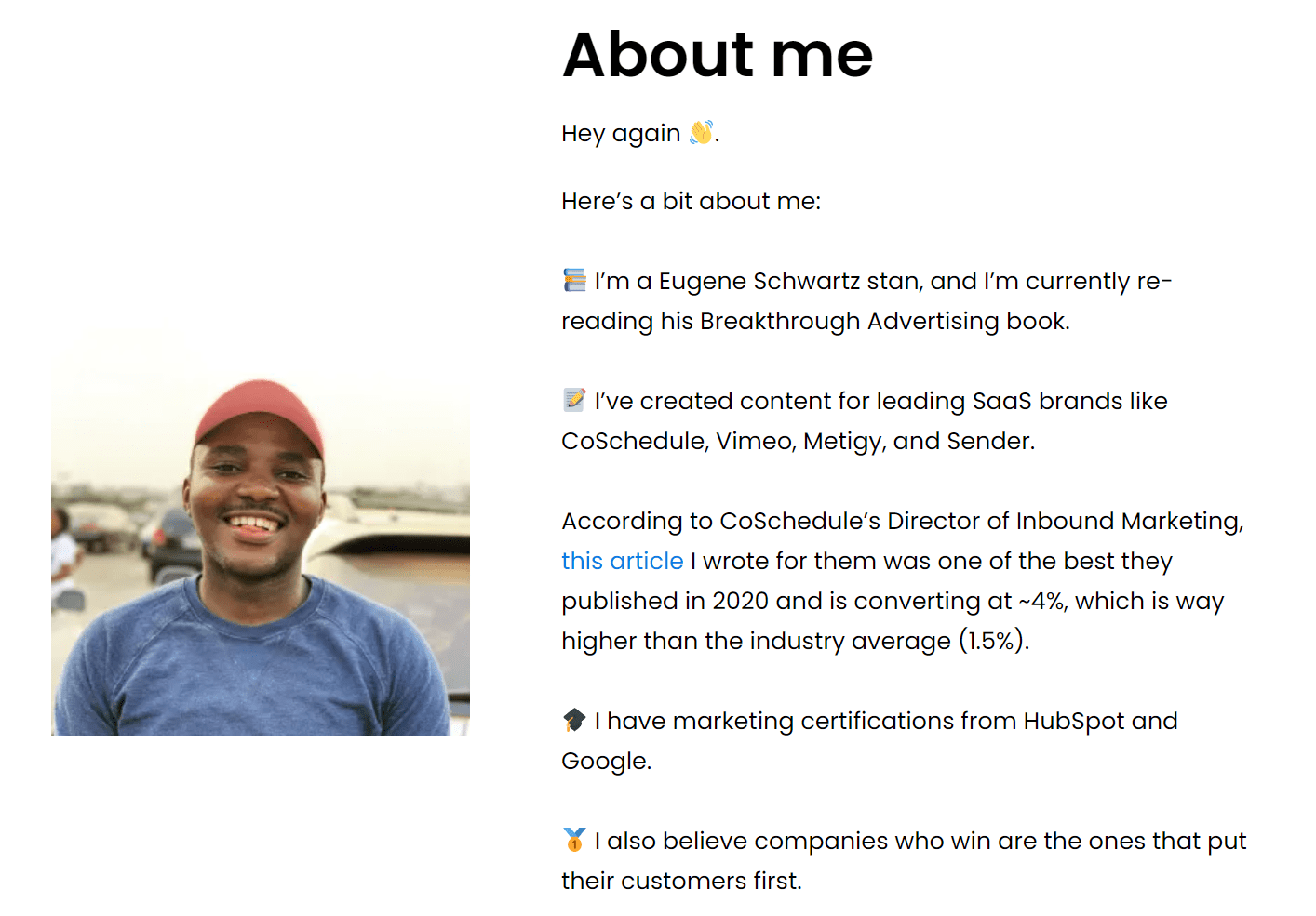 About me - Nathan Ojaokomo