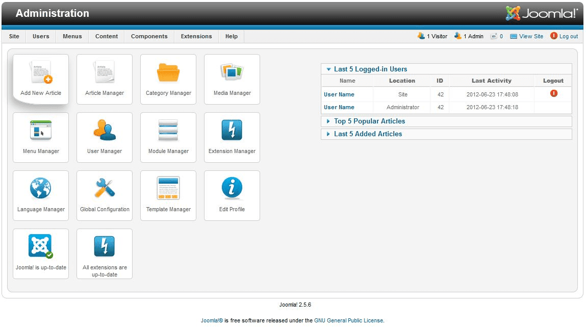 best cms - Joomla