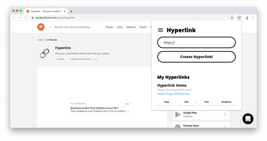 best url shortener - hyperlink