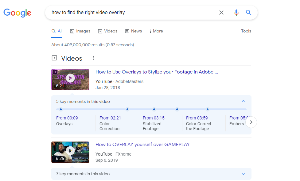 Google video SEO