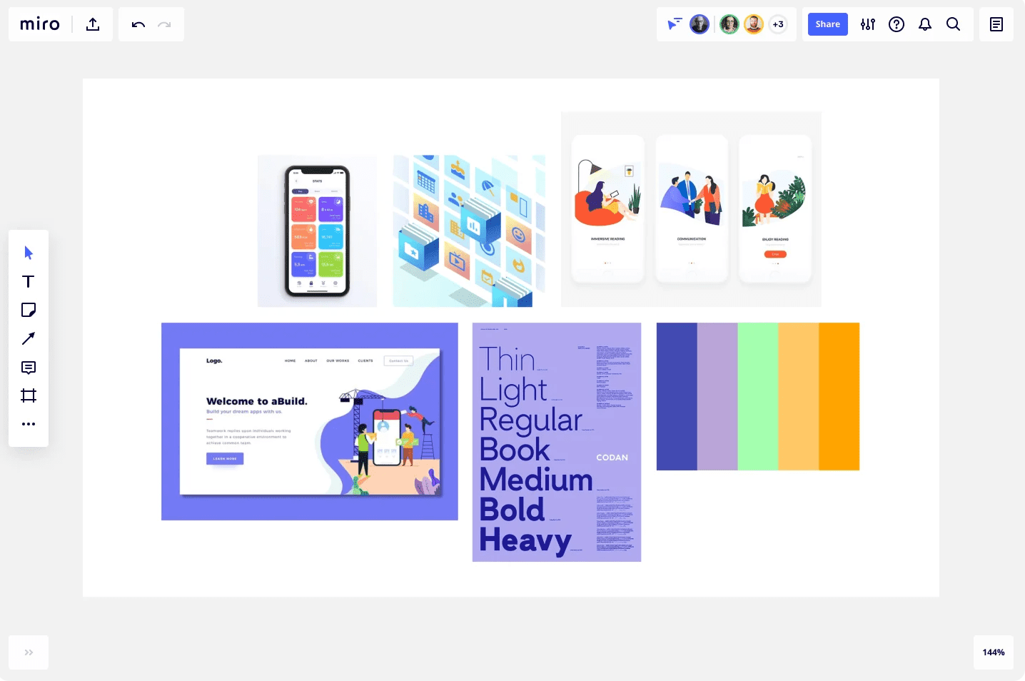 top moodboard software - miro