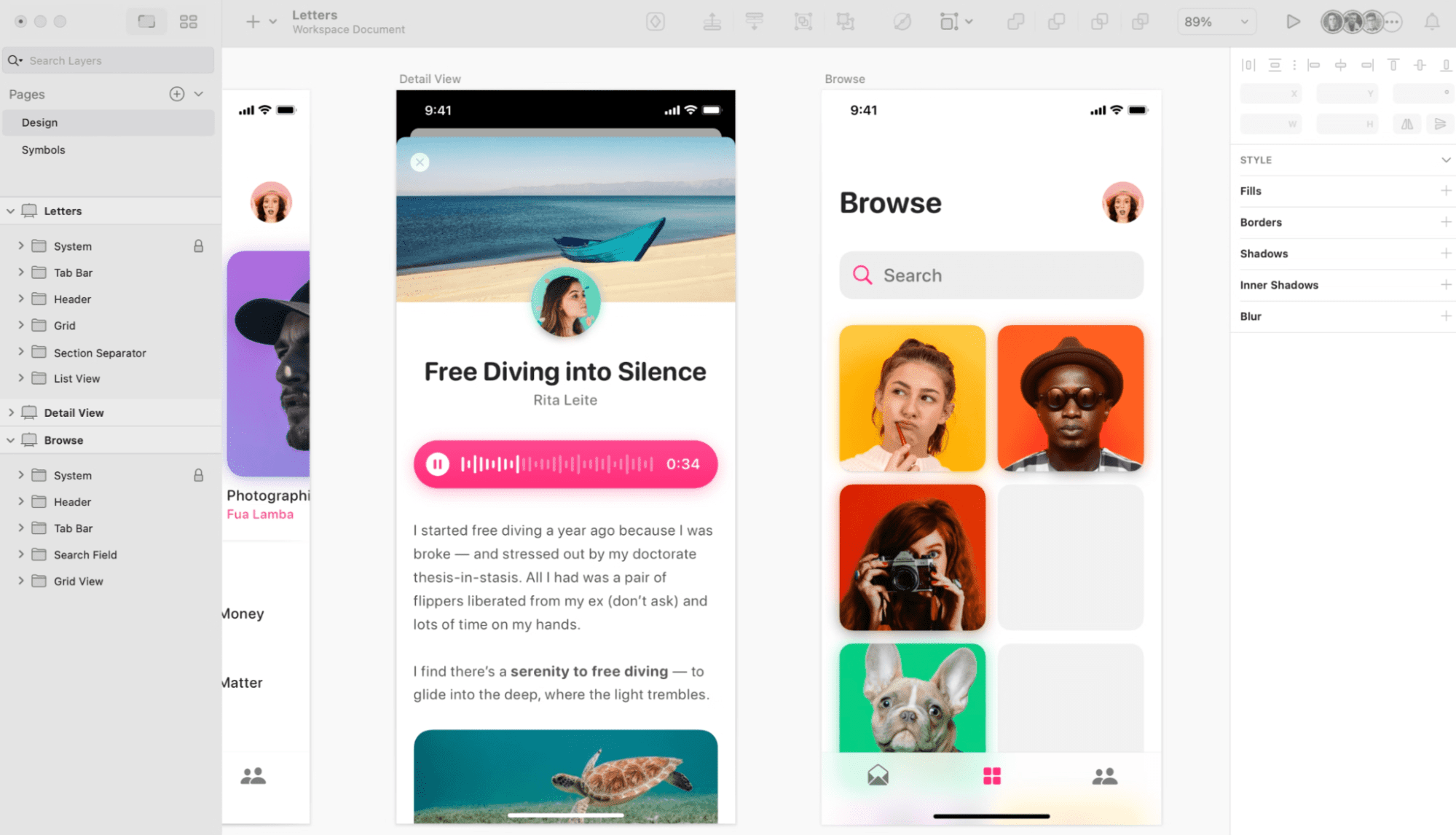graphic design software - Sketch
