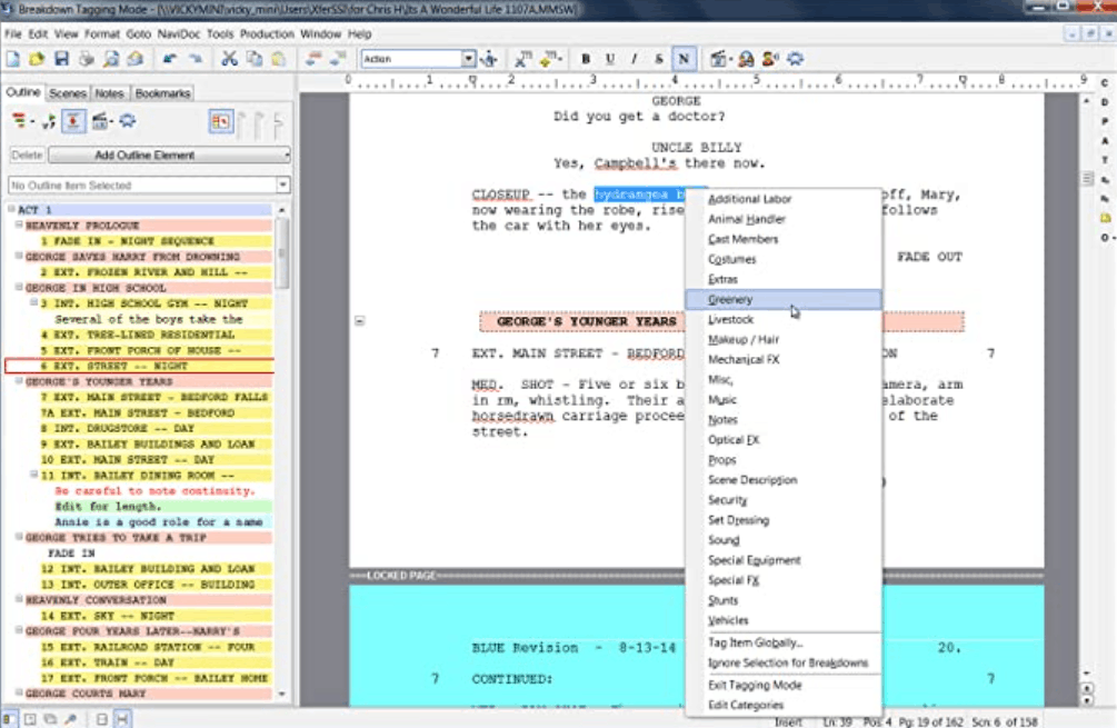 screenwriting software - movie magic screenwriter 6