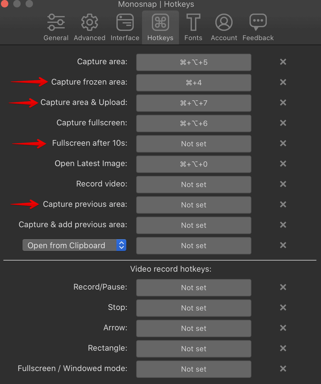 Best screen capture software - monosnap