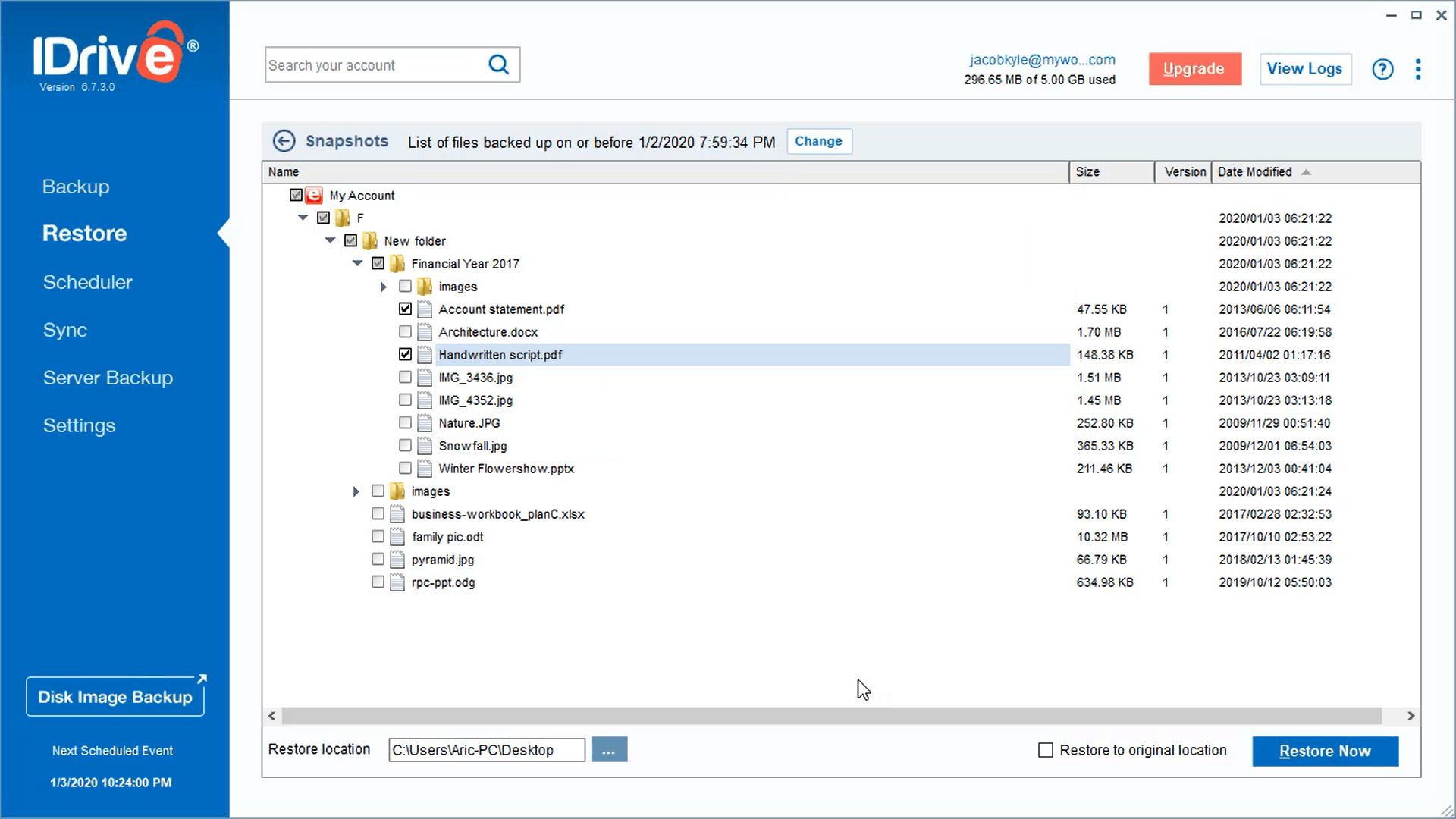 dropbox alternative - idrive