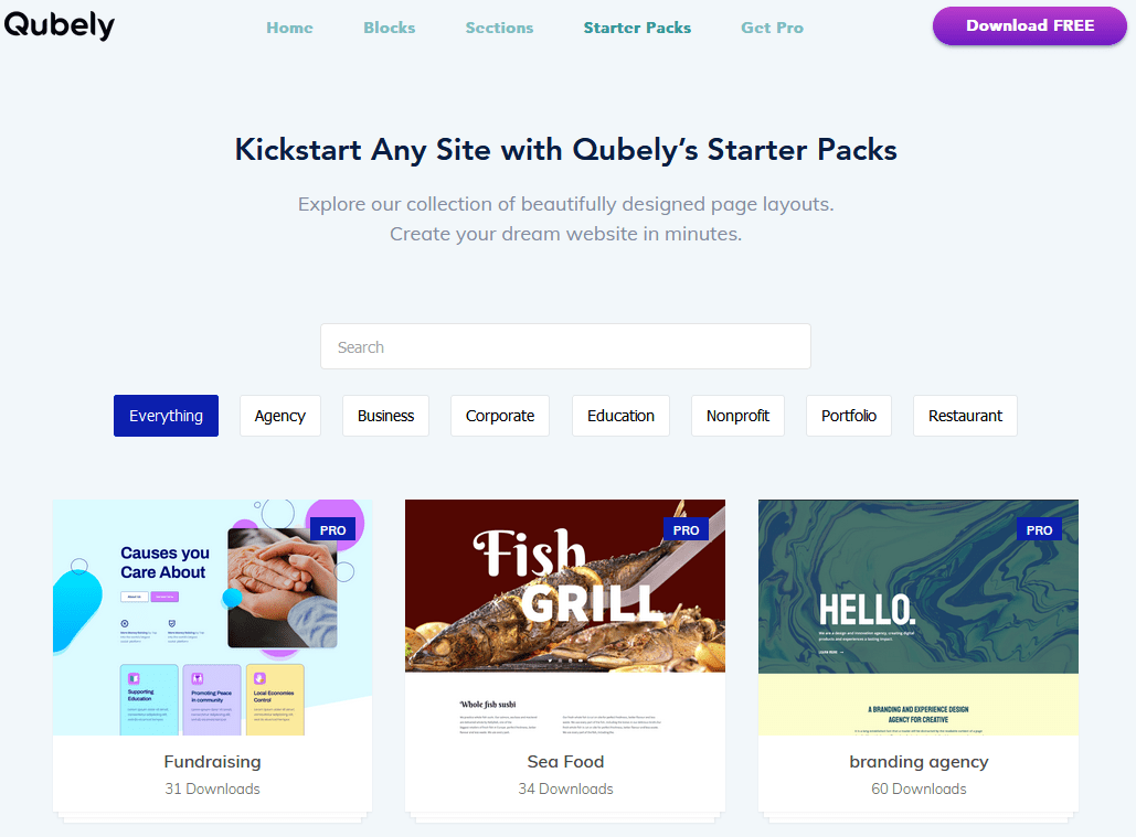 Clickfunnels alternative - Qubely
