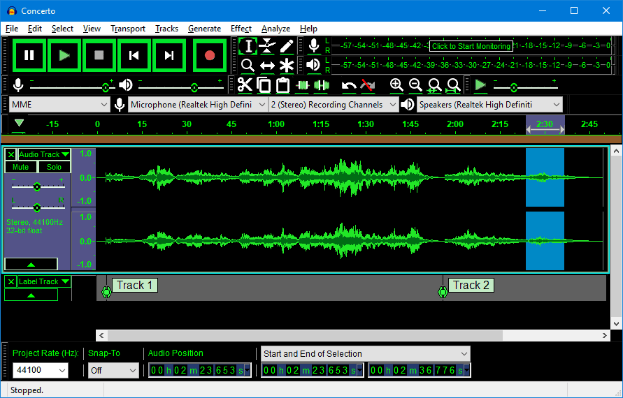 adobe audition alternative - audacity